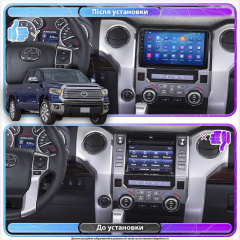 Штатная магнитола Lesko для Toyota Tundra II Рестайлинг 2013-2021 IPS 9 4/64Gb CarPlay Павлоград