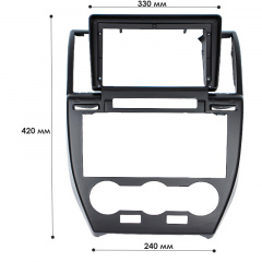 Переходная рамка Lesko 9" Land Rover Freelander 2006-2014 (11224-63382) Энергодар