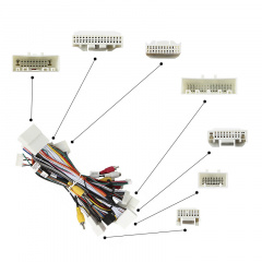 Переходной штатный комплект с проводкой Lesko 9" Infiniti FX35 FX37 2009-2012 + canbus (11957-71570) Приморск
