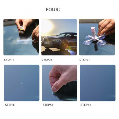 Набор для ремонта трещин и сколов лобового стекла Icar полимерный клей (AL050844) Вишгород