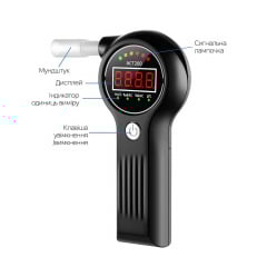 Алкотестер Inspire ACT200 Black Нікополь