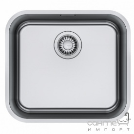 Прямоугольная кухонная мойка под столешницу Franke Smart SRX 110-45 122.0739.592 полированная сталь
