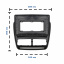 Переходная рамка Lesko 10.1" Fiat Doblo 263 2010-2015 Opel Combo Tour D 2011-2018 (9921-39385) Ковель
