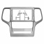 Переходная рамка Lesko 9" Jeep Grand Cherokee 2011-2013 (10187-45612) Мелитополь