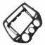 Переходная рамка Lesko 9" Hyundai i20 2012-2014 Серый (9942-41997) Кам'янське