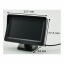 Монитор автомобильный для камеры заднего вида Terra 4,3" 4088 Black (10551-hbr) Київ