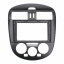 Переходная рамка Lesko 9" Nissan Tiida 2011-2016 Серый (9334-37900) Надворная