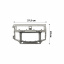 Переходная рамка 9 Lesko Toyota Avalon 3 2005-2010 (7659) Броди