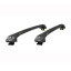 Автобагажник на крышу Turtle AIR 1 Dacia Duster 2010-2013 черный Хмільник