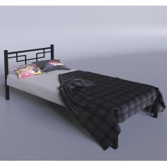 Односпальне ліжко Фавор-міні Tenero металевий стиль Loft для дому готелю Славута