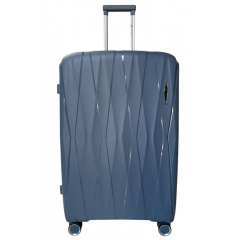 Чемодан Snowball Madisson 51103 L 100 л Серый (51103/52/49) Кушугум