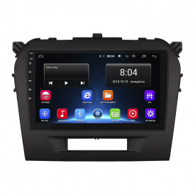Штатная магнитола Lesko Suzuki Vitara II Рестайлинг 2018-н.в. 9" 2/32Gb Wi-Fi GPS Base (10285-55118)