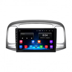 Штатная магнитола Lesko Hyundai Verna II 2005-2010 9" 2/32Gb Wi-Fi GPS Base (10473-54865)