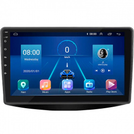 Штатная магнитола Lesko Mitsubishi Grandis Manual A/C 2003-2011 9" 6/128Gb 4G Wi-Fi GPS Top