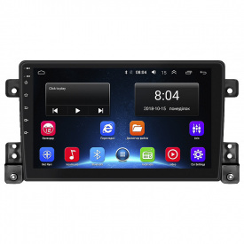 Штатная магнитола Lesko Suzuki Grand Vitara III 2005-2008 9" 2/32Gb Wi-Fi GPS Base (10585-55086)