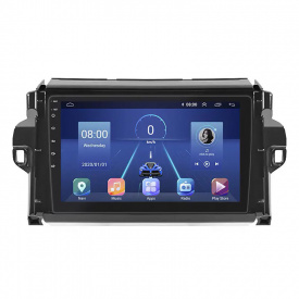 Штатная магнитола Lesko Toyota Fortuner II 2015-2020 9" 6/128Gb 4G Wi-Fi GPS Top (4780-53953)