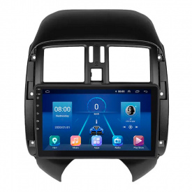 Штатная магнитола Lesko Nissan Versa II Рестайлинг 2014-2019 9" 6/128Gb 4G Wi-Fi GPS Top (11500-64832)