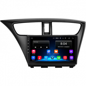 Штатная магнитола Lesko Honda Civic IX Рестайлинг 2013-2017 9" 2/32Gb Wi-Fi GPS Base (9799-59448)