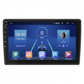 Штатная магнитола Lesko для Hyundai Avante III Рестайлинг 2003-2006 9" 4/32Gb 4G Wi-Fi GPS Top (11748-69489)