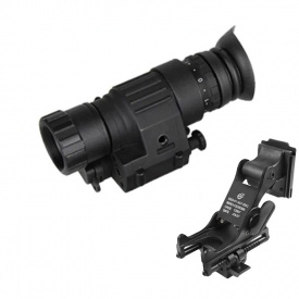 Комплект монокуляр ночного видения ПНВ Nectronix CL27-0008 и крепление на шлем Rhino mount (100856-860)