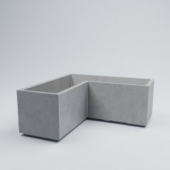 Вазон бетонный Лиссабон А2XL 40x100/100x40 см, уличный садовый Доманівка