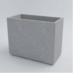 Вазон бетонный Сидней M 57x70x35 см, уличный садовый RAL K7 Classic Ворожба