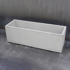 Цветочник бетонный Лиссабон 2XL 40x120x40 см, уличный садовый Тячев