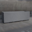 Цветочник бетонный Лиссабон 2XL 40x120x40 см, уличный садовый Тячев