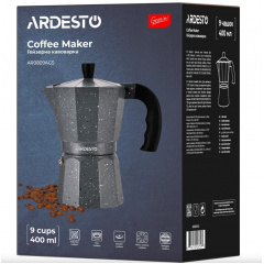 Гейзерная кофеварка Ardesto Gemini Molise AR0803AGS 0,4 л Серый Чернигов