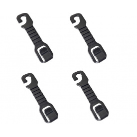 Крючки вешалки на подголовник в автомобиль iCar 4 шт Черные (050730)