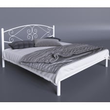 Двоспальне ліжко Камелія Tenero металеве для готельних номерів будинку квартири 140х190