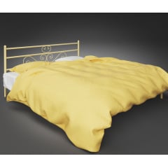 Двоспальне ліжко Лаванда Tenero металеве для знімних квартир тимчасового житла дачі Орехов