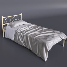 Односпальне ліжко Іберіс Міні Tenero металеве для спальні будинку готелю 90х190