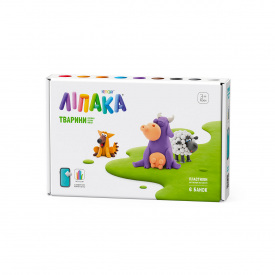 Набор пластилина Песик овечка коровка Lipaka KD115546