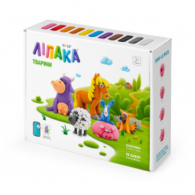 Пластилин меганабор Забавные животные Lipaka KD114360