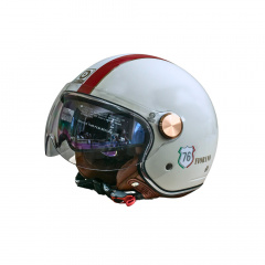 Мотошлем открытый Beon B-120 L Imola Shiny Cream (298698) Бердичев
