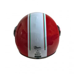 Мотошлем открытый Beon B-110B Ferrari XL Shiny Red-White (298691) Киев