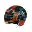 Мотошолом відкритий Beon B-108A ABS Super Sport XXL Shiny Black-Orange (298677) Рівне