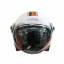 Мотошолом відкритий Beon B-108A ABS 203 XXL Shiny Cream-Orange (298681) Одеса
