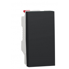 Одноклавишный выключатель Schneider Electric NU310154 (схема 1) 10А 1М (антрацит)
