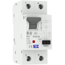 Диф автомат SEZ PFI2 B 10A/0,03A (PFI2В_10A/0,03A)