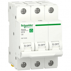 Автоматический выключатель Schneider Electric RESI9 6кА 3P 6A C (R9F12306)