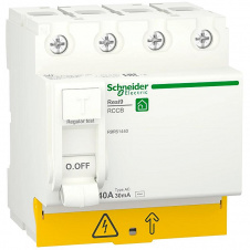 Дифференциальное реле Schneider Electric Resi9 40A 4P 30mA АС (R9R51440)