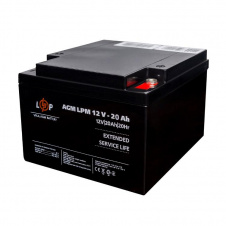 Аккумулятор AGM LogicPower LPM 12V - 20 Ah под болт М5 (LP22882)