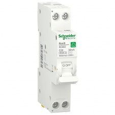 Дифференциальный автомат Schneider Electric Resi9 RCBO 20A C 1P+N 30mA АС 6kA (R9D87620)