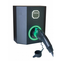 Однофазная зарядная станция для электромобиля Octa Energy W107-C2 на 7кВт (Type 2) Черновцы