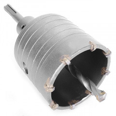 Комплект: сверло корончатое по бетону 65 мм+Переходник SDS Plus 100мм INTERTOOL SD-7065 Київ