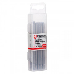 Комплект отверточных насадок PH2*100 мм уп. 10 шт VT-0072 Intertool Херсон