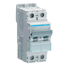 Автоматический выключатель NCN263 (2р,С,63А) Hager