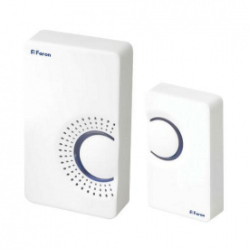 Беспроводной дверной звонок Feron E-373 бело-синий 36 мелодии (6206)
